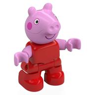 Duplo Figure Child, Pig with Dark Pink Cheeks, Big Smile print Rot