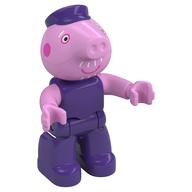 Duplo Figure, Pig with Hat Dark Purple Dark Purple