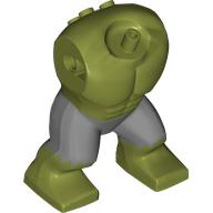 Body Giant, No Head, Hulk with Sand Blue Pants pattern Olivgrün