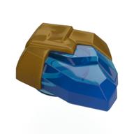 Rock, Jewel in Pearl Gold Holder pattern Transparent-Dunkelblau