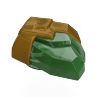 Rock, Jewel in Pearl Gold Holder pattern Transparent-Grün