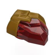 Rock, Jewel in Pearl Gold Holder pattern Transparent-Rot