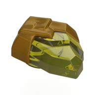 Rock, Jewel in Pearl Gold Holder pattern Transparent-Gelb
