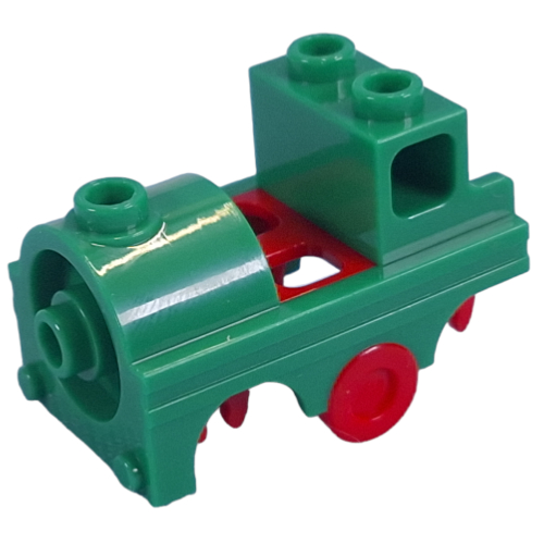 Minifig Hipwear, Train with Red Wheel Green