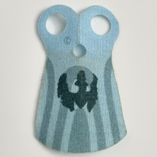 Neckwear Cape, Pauldron, Long, Mandalorian Print Sand Blue