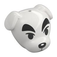 Minifig Head Special K.K. White