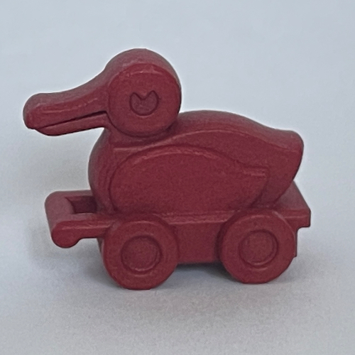 Classic LEGO Duck, 3D printed Dark Red