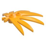 Plant, Leaves 6 × 5 Swordleaf with Clip [Thick Open O Clip] Leuchtendes Hellorange