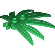 Plant, Leaves 6 × 5 Swordleaf with Clip [Thick Open O Clip] Green