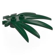 Plant, Leaves 6 × 5 Swordleaf with Clip [Thick Open O Clip] Dark Green