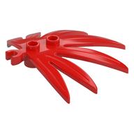 Plant, Leaves 6 × 5 Swordleaf with Clip [Thick Open O Clip] Red