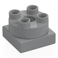 Duplo Turntable 2 × 2 Light Bluish Gray