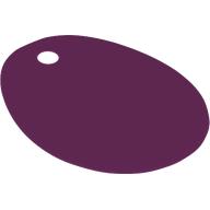 Neckwear Cape, Oval Magenta