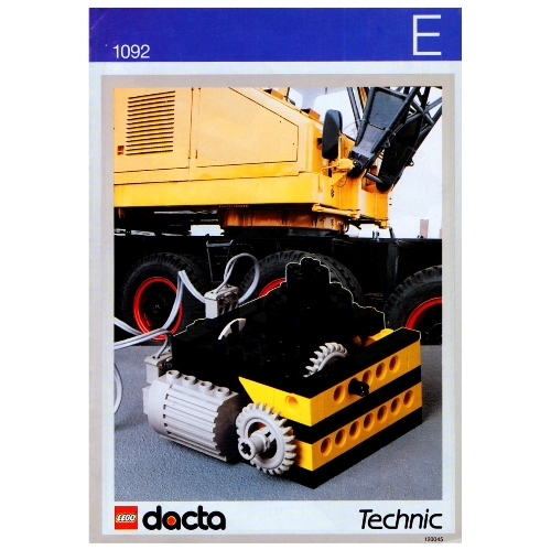 Activity Booklet E - Crane - Set 1092 [No Color/Any Color]
