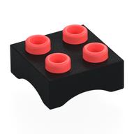 Plate Special 2 × 2 with Rubber Foot