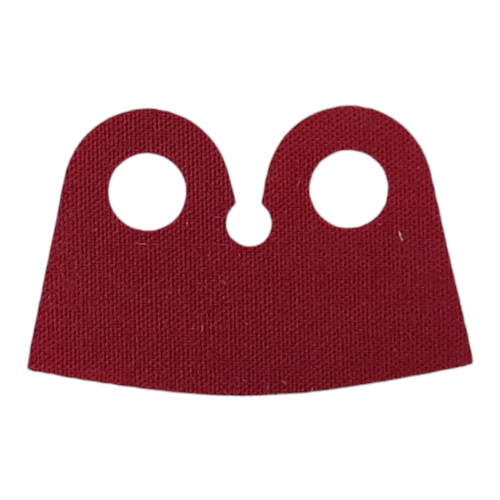 Neckwear Cape Collar, High Rounded, Straight Sides Dark Red