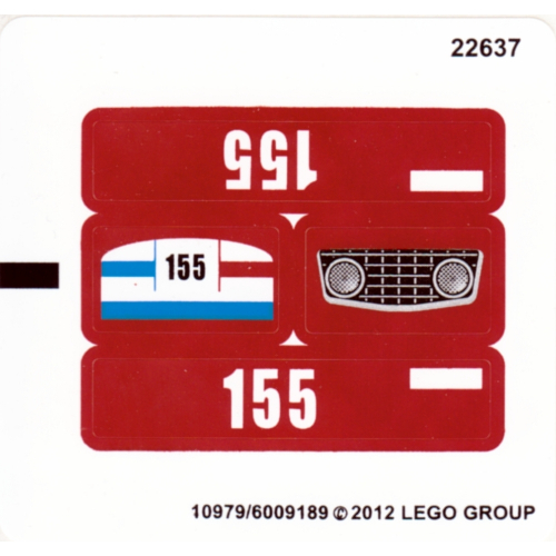 Stickerbogen für Set 30193-1 [Keine Farbe/Beliebige Farbe]