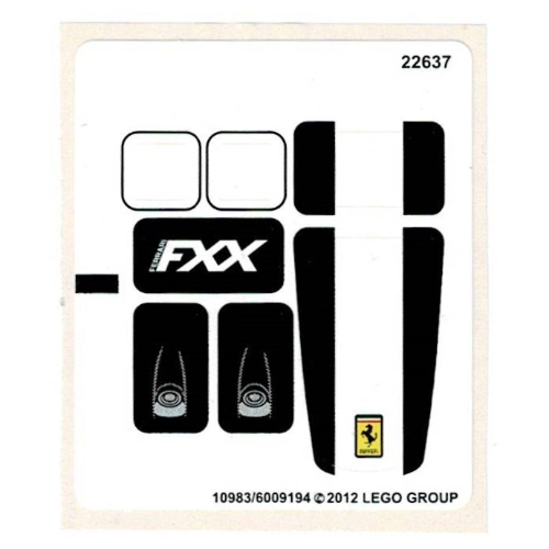 Sticker Sheet for Set 30195-1 [No Color/Any Color]