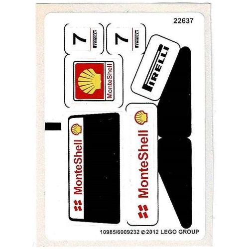 Sticker Sheet for Set 30192-1 [No Color/Any Color]