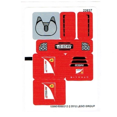 Sticker Sheet for Set 30191-1 [No Color/Any Color]