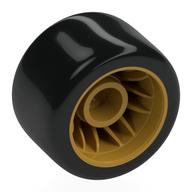 Wheel Rim 24 × 14.9 Wide with Black Slick Tyre Perlgold
