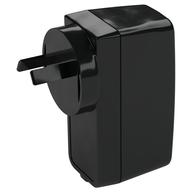 Electric Adapter / Transformer, USB, Type I (AU & NZ) Type 2 Black