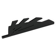 Creature Body Part, Wing 9L with Stylized Feathers Schwarz
