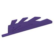 Creature Body Part, Wing 9L with Stylized Feathers Dark Purple