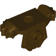 Minifig Neckwear Armour Breastplate with Shoulder Pads, 1 Front Stud and 2 Back Studs Dark Brown