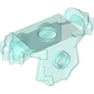 Minifig Neckwear Armour Breastplate with Shoulder Pads, 1 Front Stud and 2 Back Studs Trans-Light Blue