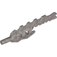 Weapon Sword Serrated with Bar Holder Mattsilber
