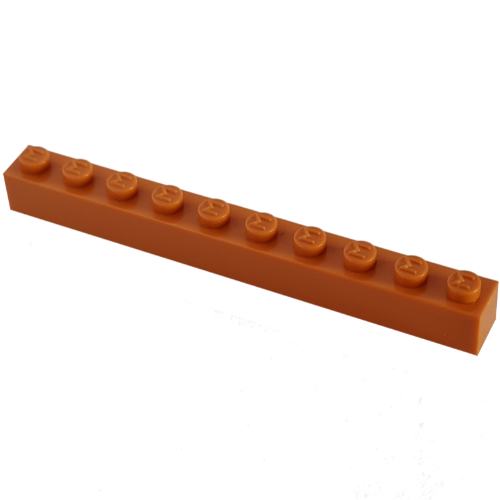 Modulex Stein 1 × 10 mit M auf Noppe