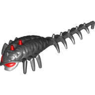 Large Figure Head / Brain with Red Centre Schwarz