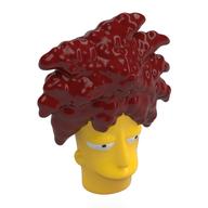 Minifig Head Special, Simpsons, Sideshow Bob Gelb