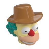 Minifig Head Special, Simpsons, Krusty the Clown with Hat Bright Light Yellow