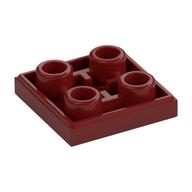 Tile Special 2 × 2 Inverted Dark Red