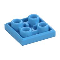 Fliese speziell 2 × 2 umgekehrt Mittelblau