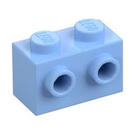 Brick Special 1 × 2 with 2 Studs on 1 Side Bright Light Blue