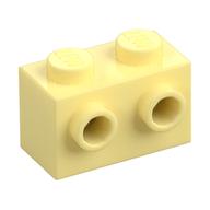 Brick Special 1 × 2 with 2 Studs on 1 Side Bright Light Yellow