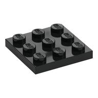 Platte 3 × 3 Schwarz