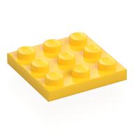 Plate 3 × 3 Yellow