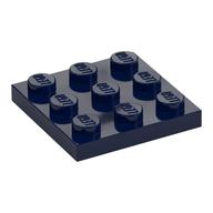 Platte 3 × 3 Dunkelblau