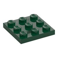 Plate 3 × 3 Dark Green