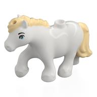 Animal, Pony with Tan Mane, Tail pattern White