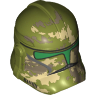 Helmet Clone Trooper Phase 2, Closed Front, 41st Camouflage Print Olive Green