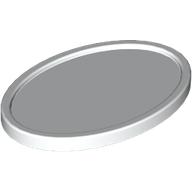 Equipment Oval Tray in Weiß