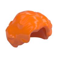 Hair Short Wavy with Side Part Orange