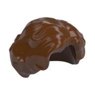 Hair Short Wavy with Side Part Reddish Brown