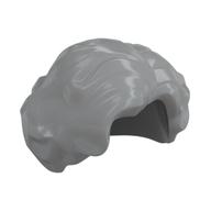 Hair Short Wavy with Side Part Hellblaugrau