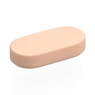 Fliese rund 1 × 2 Hellnougat